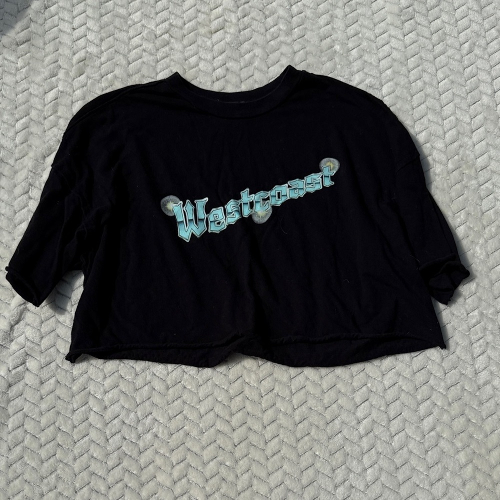 Forever 21 Black Graphic Tee